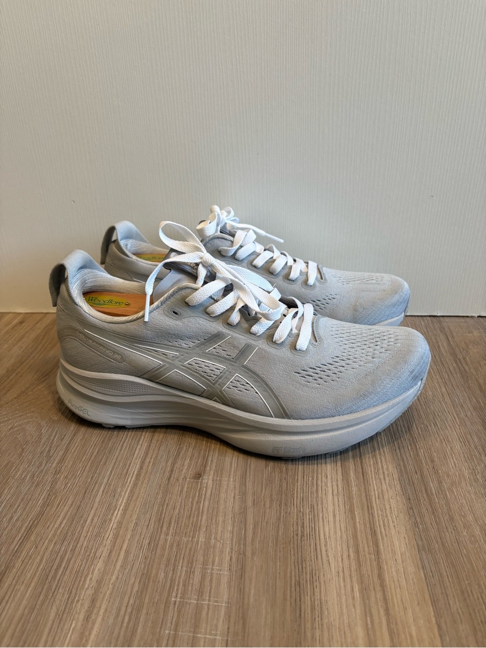 Asics Gel Kayano 32 Running Walking Shoes Grey Gravel Comfort Men's Size 10
